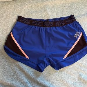 Small PINK (blue) athletic shorts